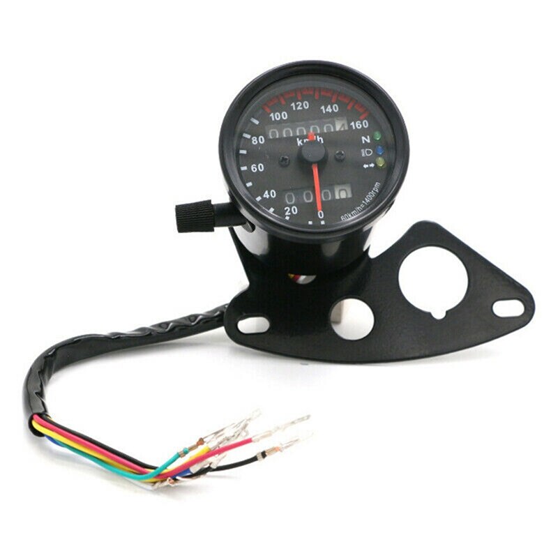 Motorrad retro Digitale Geschwindigkeit Meter Oeter Tachometer-lehre Halterung Montage: Ursprünglich Titel