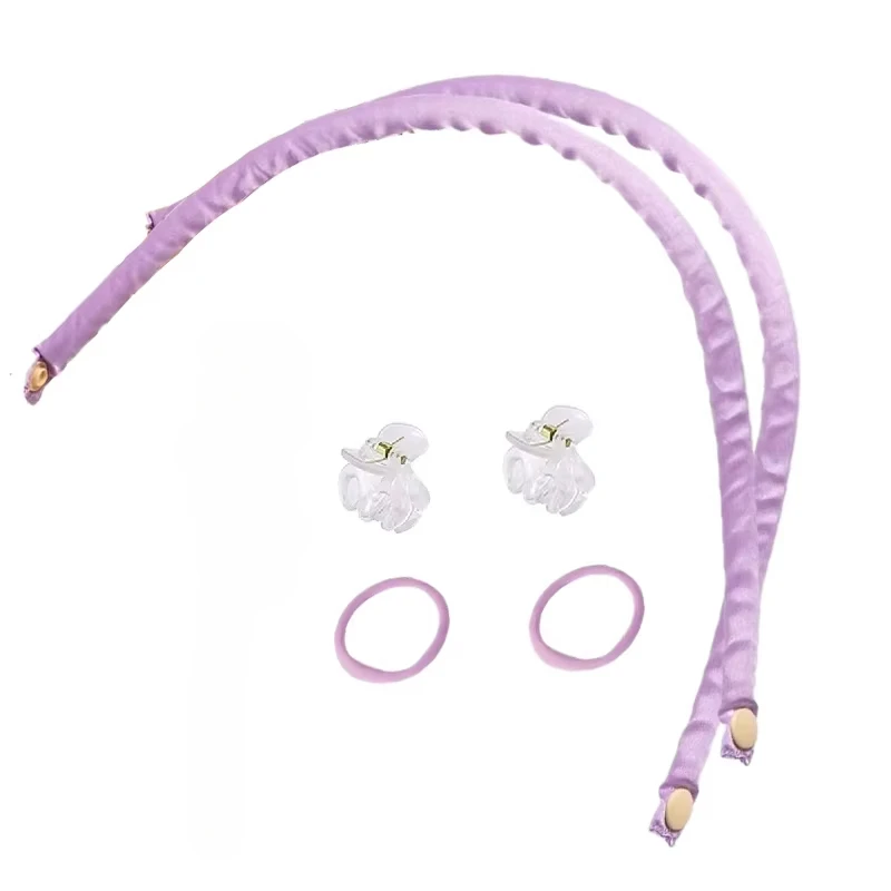 Varilla rizadora sin calor, diadema, rizadores de pelo suaves, rodillos para el cabello sin calor, rizos perezosos para dormir durante la noche, varillas flexibles, herramientas de peinado: Verde