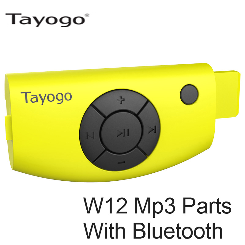 Tayogo schwimmen 8GB USB Wichtigsten Spieler Ersatz für Headset P8 W12 IPX8 Wasserdichte Sport MP3 Spieler Schwimmen Ohr Haken kopfhörer: W12Gelb