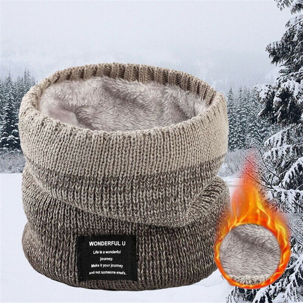 Foulard d&#39;hiver en cachemire épais pour homme et femme, cache-col, Bandana, tricoté, , résistant, masque de Ski, mouchoir