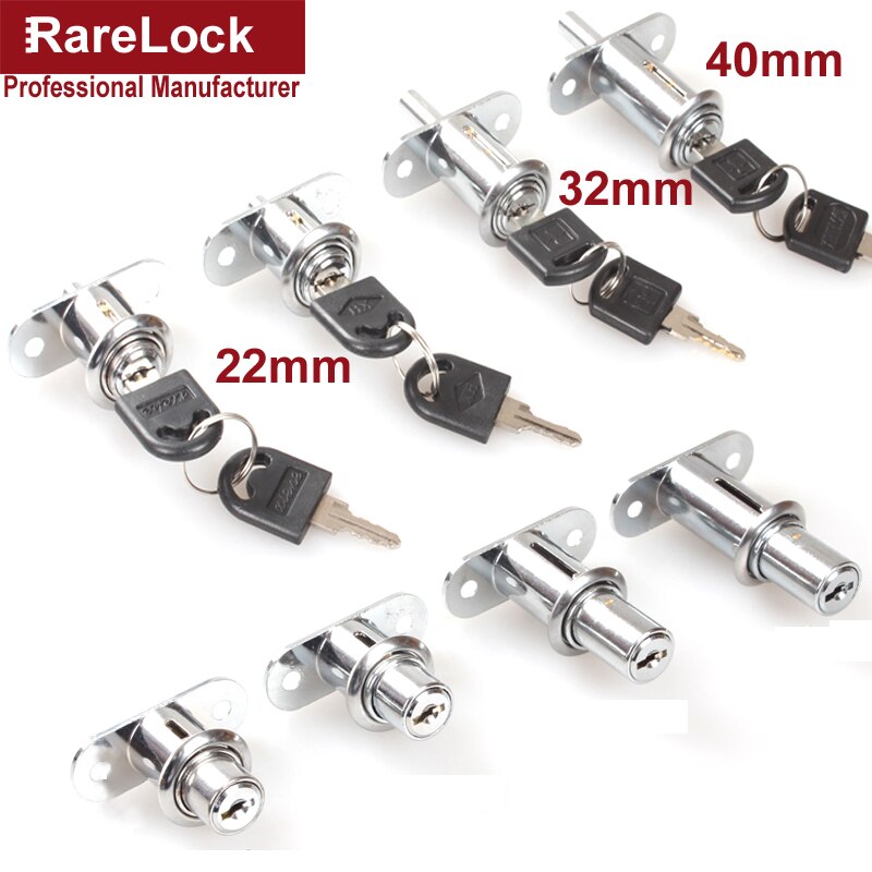 Rarelock 22,32,40mm Drawer Lock Keyed Alike or Different DIY Furniture Hardware a