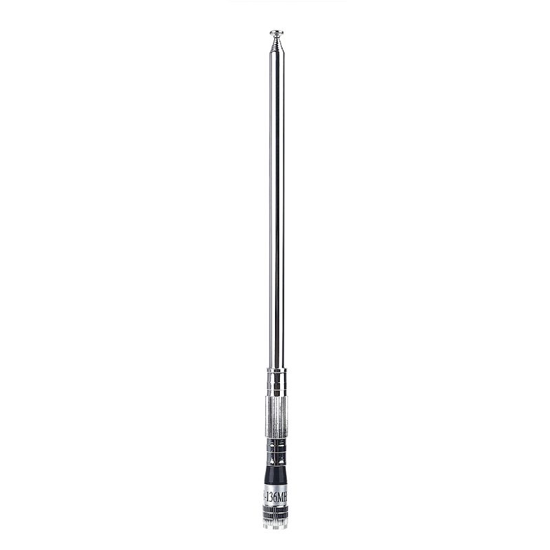 Antenne fouet télescopique à usages multiples, pièce de rechange pour récepteur Radio à Airband Aviation SMA BNC, 1 pièce de 1M, 118-136MHz évolutif: B