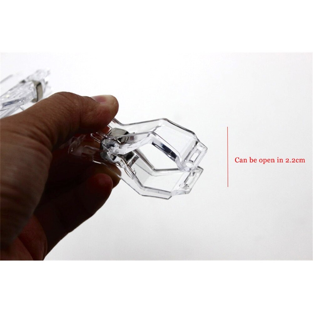 20 Pcs Merchandise Teken Clips Display Clip Op Teken Houder Stand Draaibare Clear Pop Clip Op Teken Houders Prijskaartje kaart Display