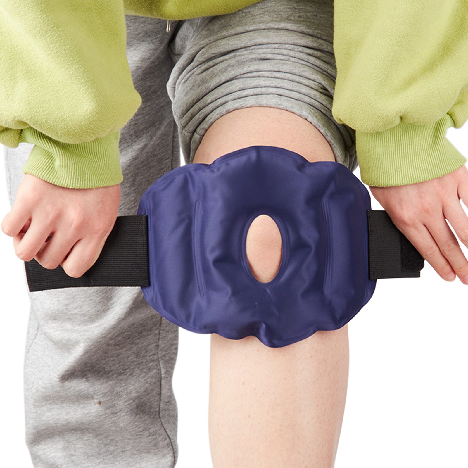 Kompression Knie befestigen Wiederverwendbare Kühlung Eis Packungen Tasche flexibel Gel Kühlakku wickeln Tasche Für Knie Ellenbogen gemeinsam