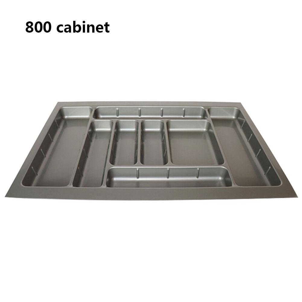 Kitchen Cutlery Storage Kitchen Cabinet Chopsticks Cutlery Storage Box Plastic Drawer Compartment Divider Tray Dinner Plates: 800 cabinets
