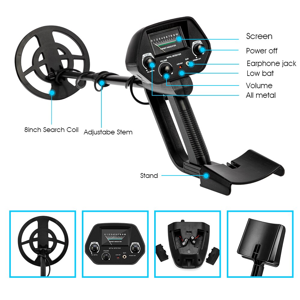 4080/4030 Metal Detector Underground Gold Finder High Sensitivity Treasure Hunter