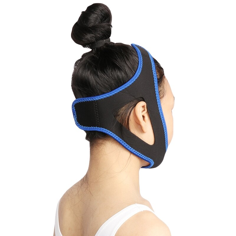 Triangular do Sono Anti Ronco Chin Strap Homens Mulheres Crianças durável Ajustável confortável Cinto de Apnéia Do Sono