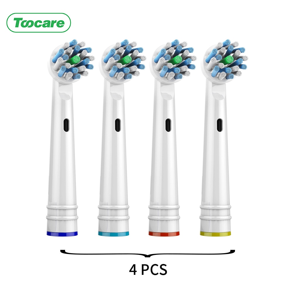 4 Stuks Opzetborstels Voor Oraib Elektrische Tandenborstel Precision Clean