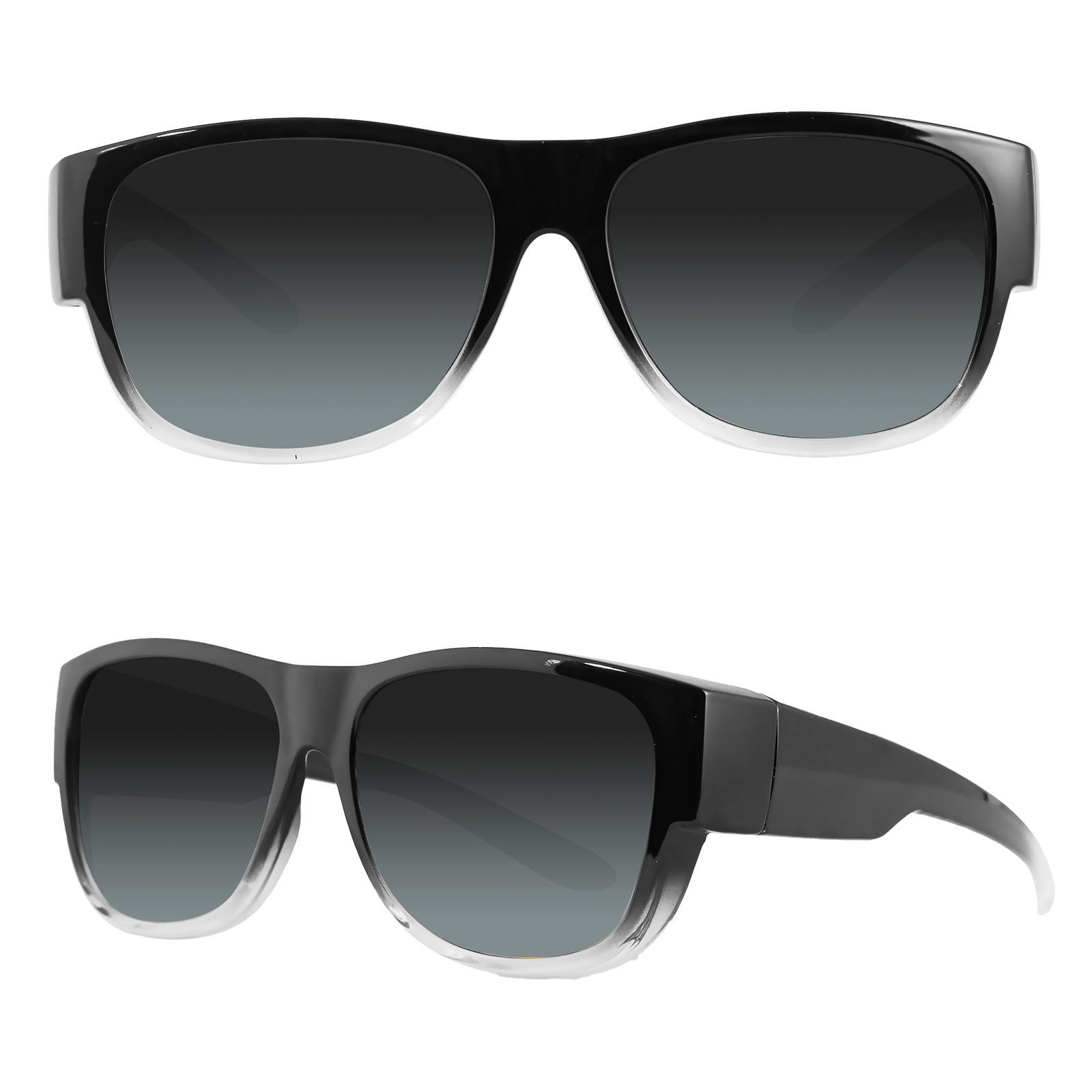 Maxjuli polariserade solglasögon för män kvinnor passar över glasögon wraparound solglasögon lentes de sol mujeres y hombres  uv400 8238: Grå