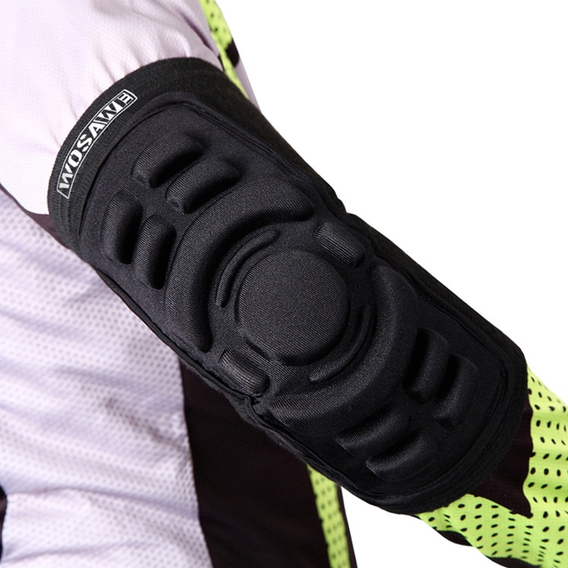 1 Piece Cycling Elbow Protector Bicycle Motorcycle Cycling Elbow Gel Pads Ski Hiking Basketball Elbow Support Extreme Sports