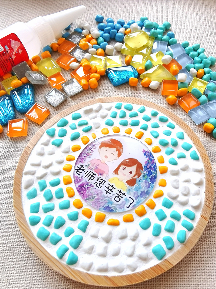 Mosaic Tiles Mini Crystal Mosaic Glass Tile for Crafts, Mosaic Pieces DIY Picture Frames Handmade Jewelry Art Decoration