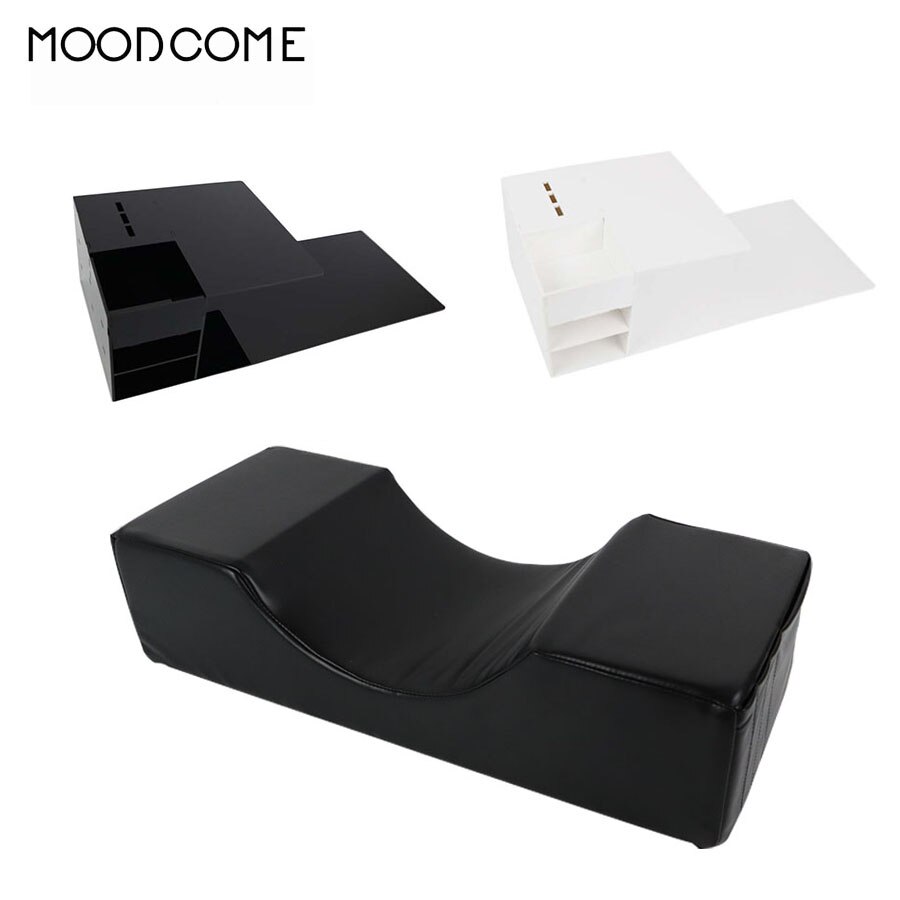 1 Pcs eyelash extension special pillow For Beauty Salon Neck Lash Flannel / Leather Pillow Acrylic Shelf Organizer Stand