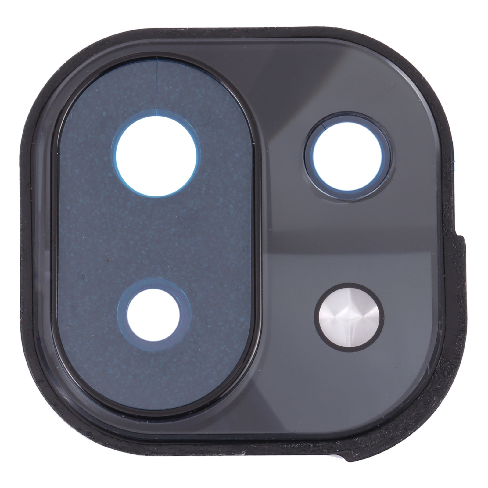 Back Camera Lens Frame Voor Xiaomi Mi 11 Lite: Black