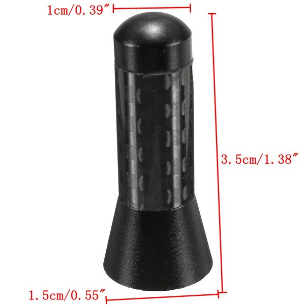 Eightwood Antenna Autoradio sul tetto FM DAB 40cm di Ricambio per Asta per Antenna Auto con Forte Funzione di Ricezione FM/DAB,Viene fornito con 3 adattatori (M4/M5/M6