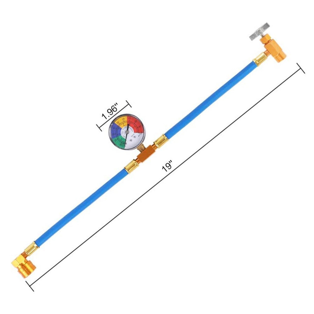 Automotive Air Conditioning Refill r134a Refrigerant Gas Filling Refrigeration Tool r134a Adapter r134a Charging Kit