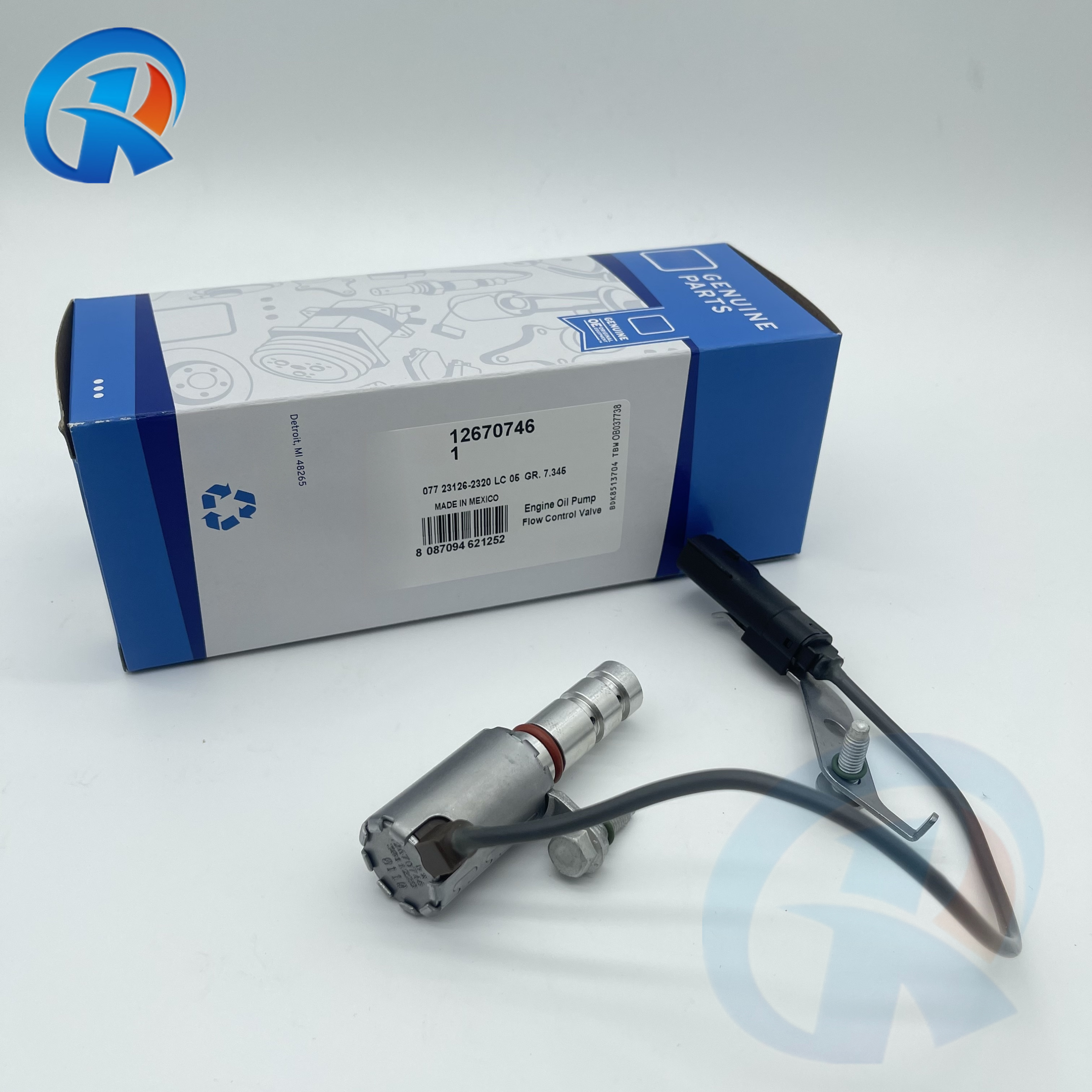 12670746 Engine Oil Pump Flow Control Valve Solenoid for Buick Regal Cadillac ATS CT6 Chevrolet Camaro Impala Malibu