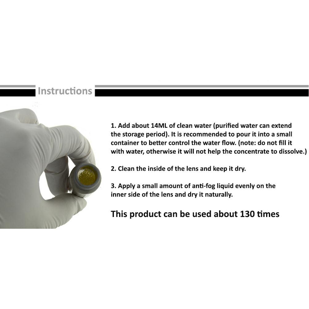 15Ml Solid State Ontwaseming Anti Fog Agent Op Voor Zwembril Duiken Masker Motorrijden Helm Lens Glas Water Fog cleaner