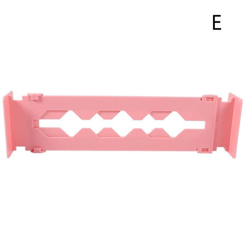 1 stk plast diy gitter skuffeseparator skillevæg husholdnings opbevaring sok bærbart værktøj undertøj skillevæg arrangør fornødenheder  v4 j 3: E