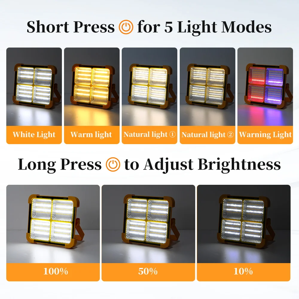 Outdoor Solar Draagbare Lantaarn Lampen Solar Led Camping Licht Power Tent Licht Noodzaklamp USB Oplaadbare Led Lamp