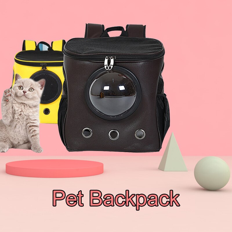 Przenośny kot przewoźnik kapsułka astronauta torba dla psa plecak oddychająca zwierzęta torba na szczeniaczki duża przestrzeń klatka bańka artykuły dla zwierząt
