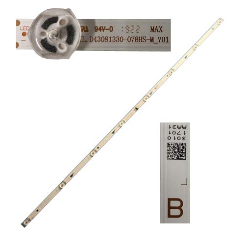 Panasonic-Lámpara de luz led para el hogar, dispositivo de iluminación TX-43GX555E tipo B, 3010, 1701, AA31, JL.D43081330-078HS-M_V01, 10 Leds