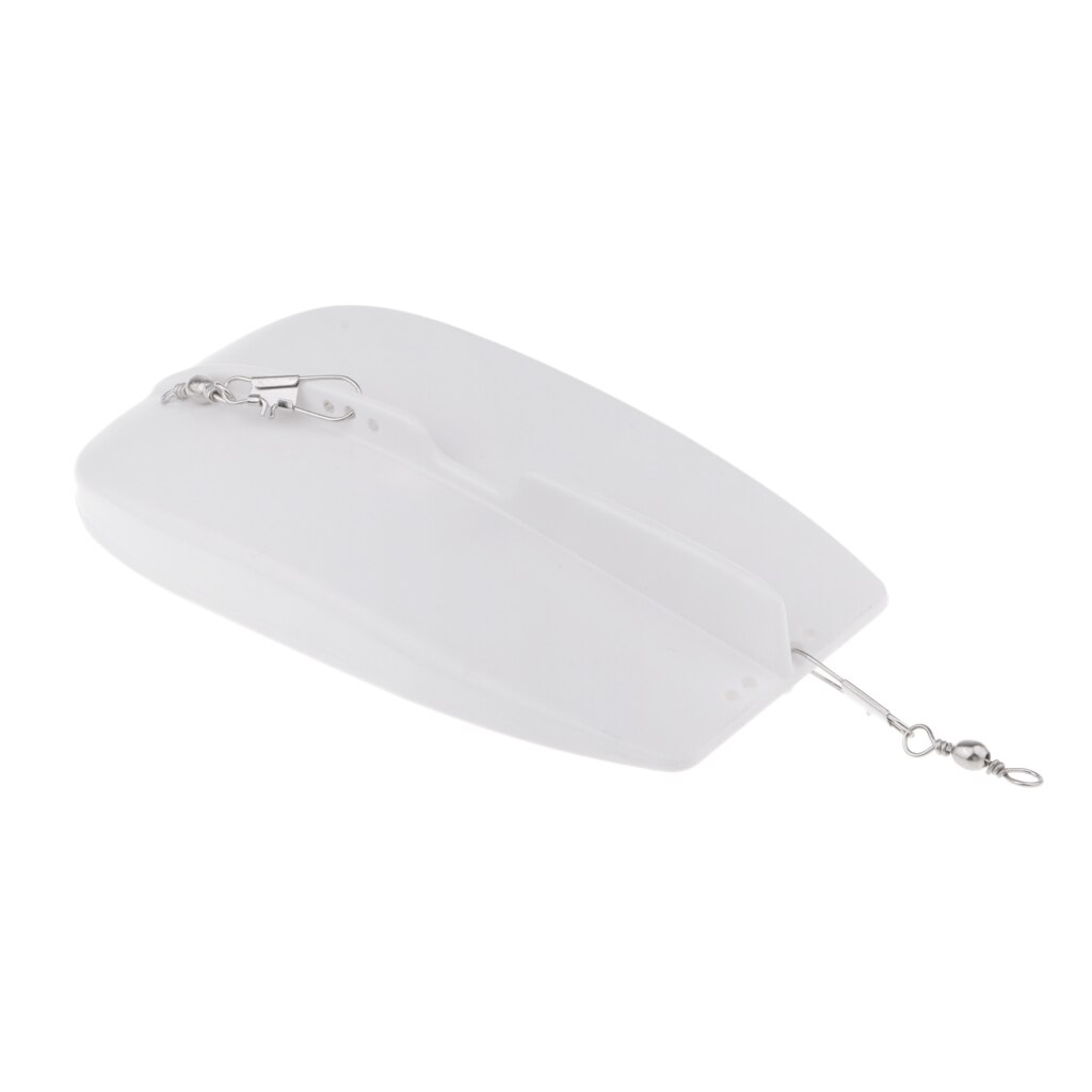 Peso Artificial de plástico ABS, aparejo de pesca en mar, curricán Paravanes, tablero de buceo, tablero cepillador, accesorios para herramientas de pesca: White