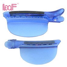 Loof 2 st/påse 2 in 1 frisörsalong värmeskyddande sköld + sektioneringsklämmor för frisörer salong speed hår krokodilklämma