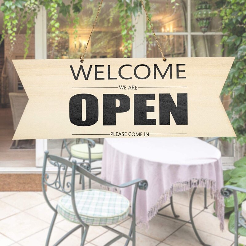 8Pcs Unfinished Hanging Wood Sign Blank Hanging Decorative Wood Plaque Wooden Slices Banners with Ropes for DIY Crafts