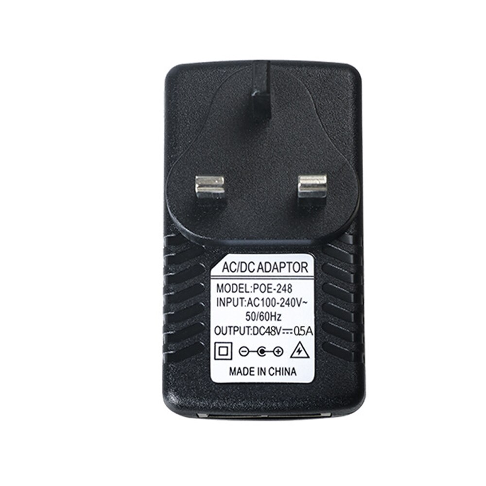 DC 48V 0.5A 24W Poe injector Power Over Ethernet Adapter For IP Camera Wifi POE Injector Wall Supply UK US EU Plug Options