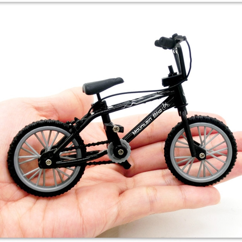 Fingercykel legetøj diy scooter sæt simulering barn legering plast vitalitet bord voksen realistisk dobbeltstang cykel reservehjul legetøj