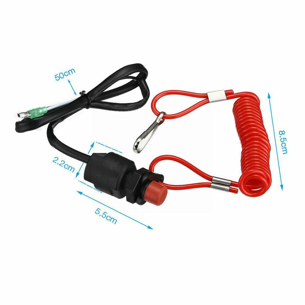 Outboard Motor Kill Stop Switch For ATV / / Honda /Tohatsu Boat Motor N6X6