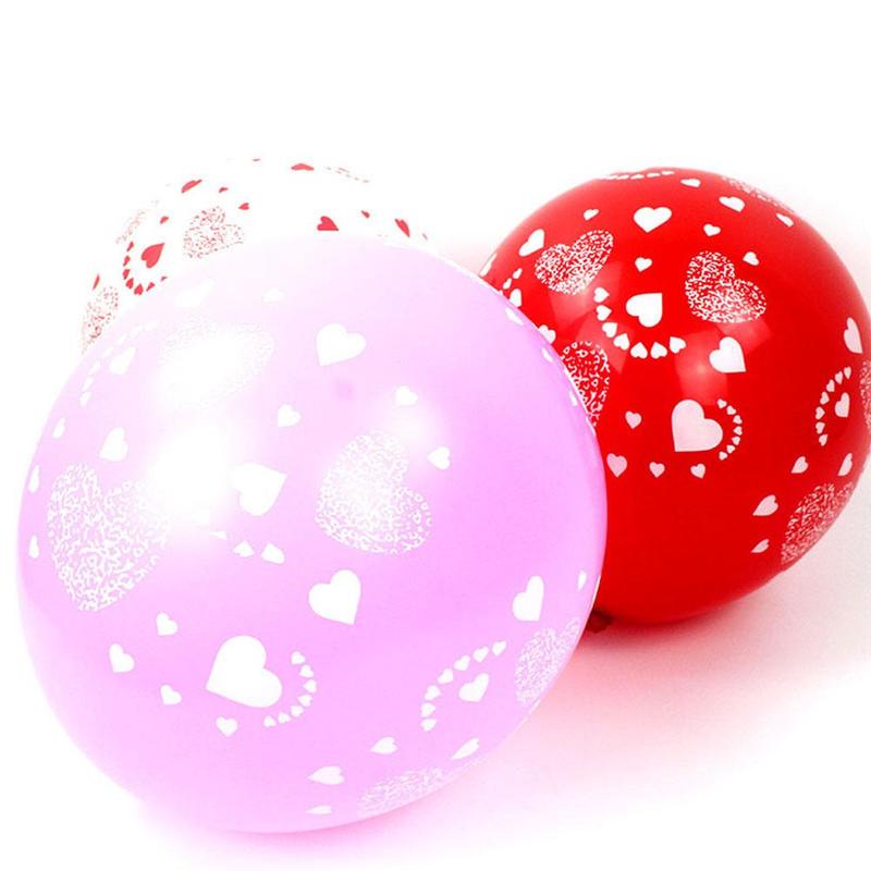 10Pc Red Balloons 10Inch Love Heart Latex Balloons Wedding Helium Balloon Valentines Day Birthday Party Inflatable Balloons