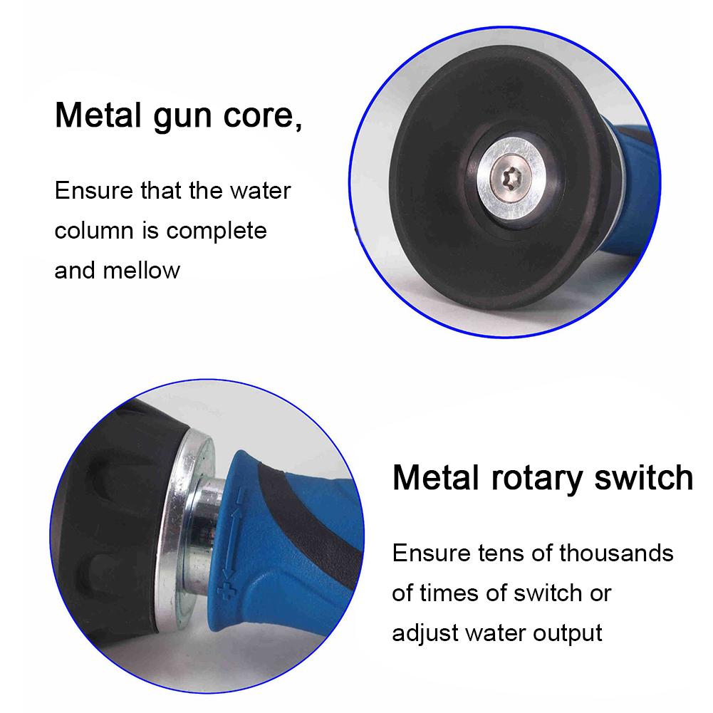 Brandweerman stijl hogedruk slang sproeier past op alle standaard tuinslangen druppelirrigatie planten tuingereedschap