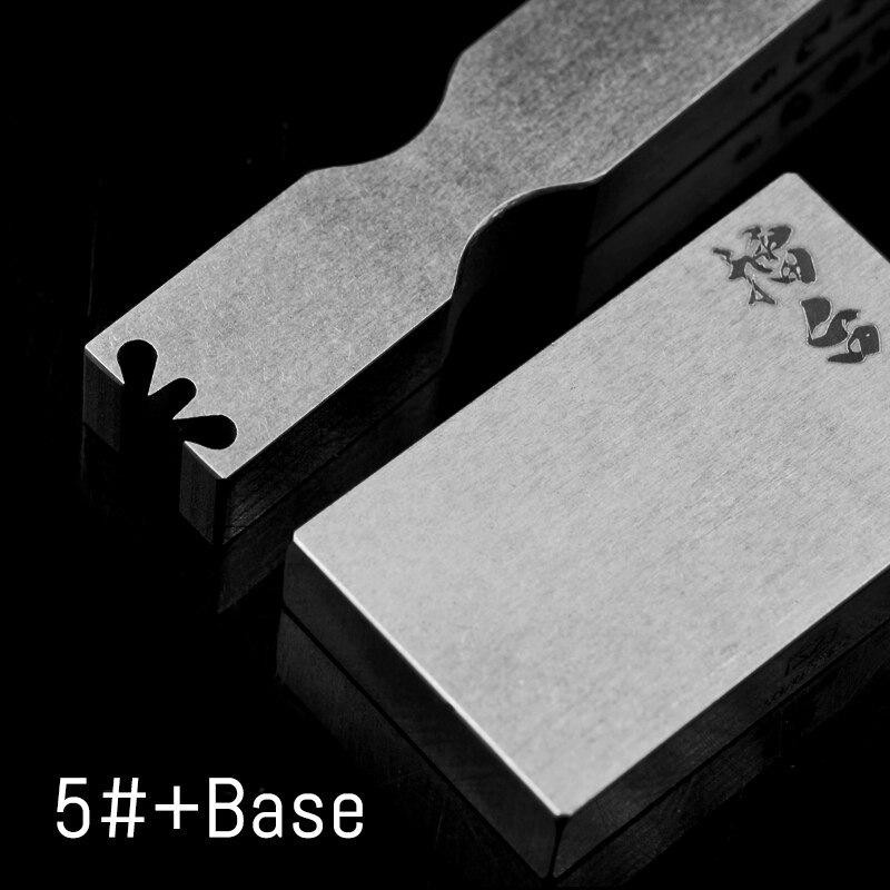 SOZO Zipper Tooth Remover Leather Craft Tool Handmade 1 Set 3# 5# Die Steel Smooth Chip Removal Without Jamming: number 5 with base