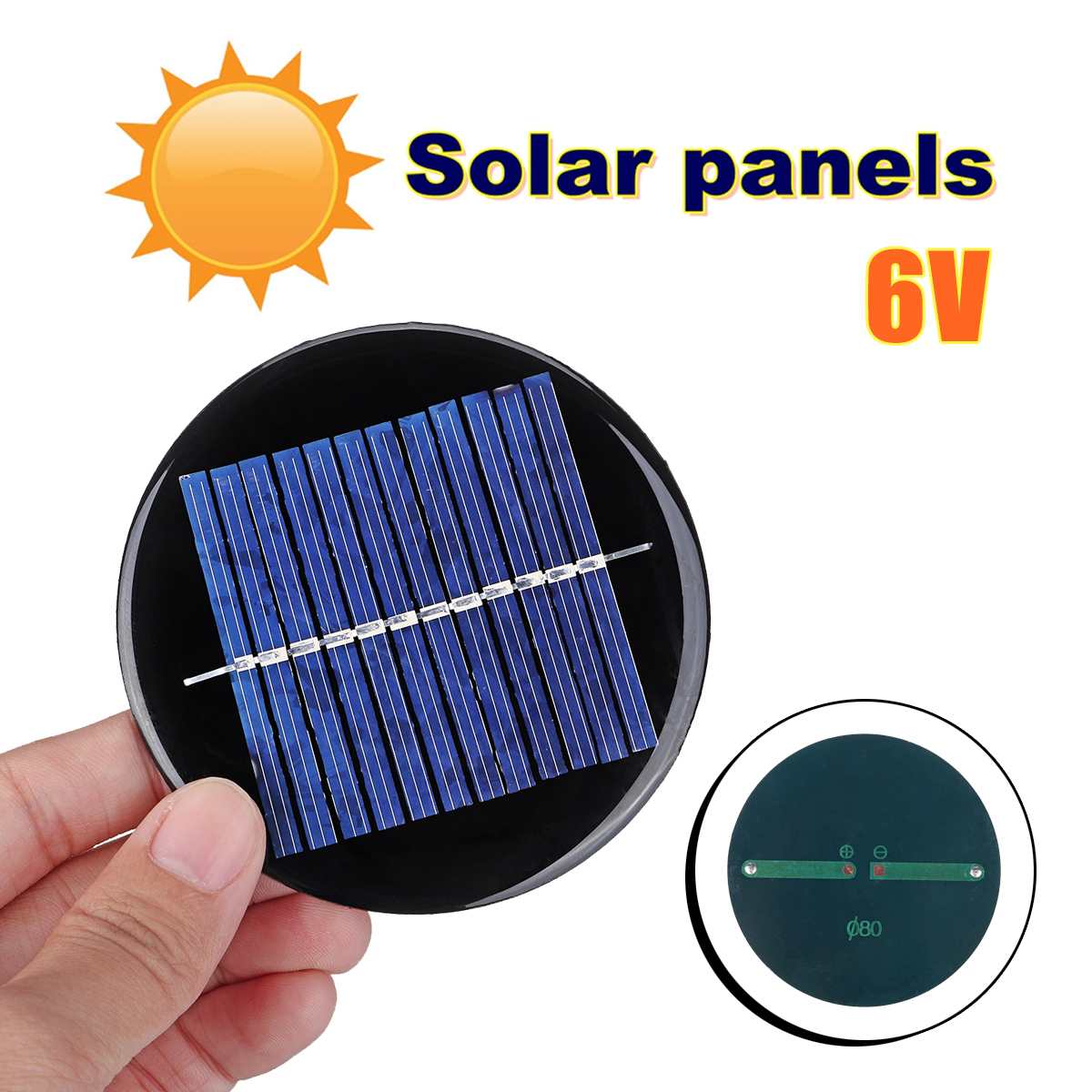 Sales 6V Mini Polycrystalline Solar Panel Battery Charger for DIY Powered Models Solar Light Toys