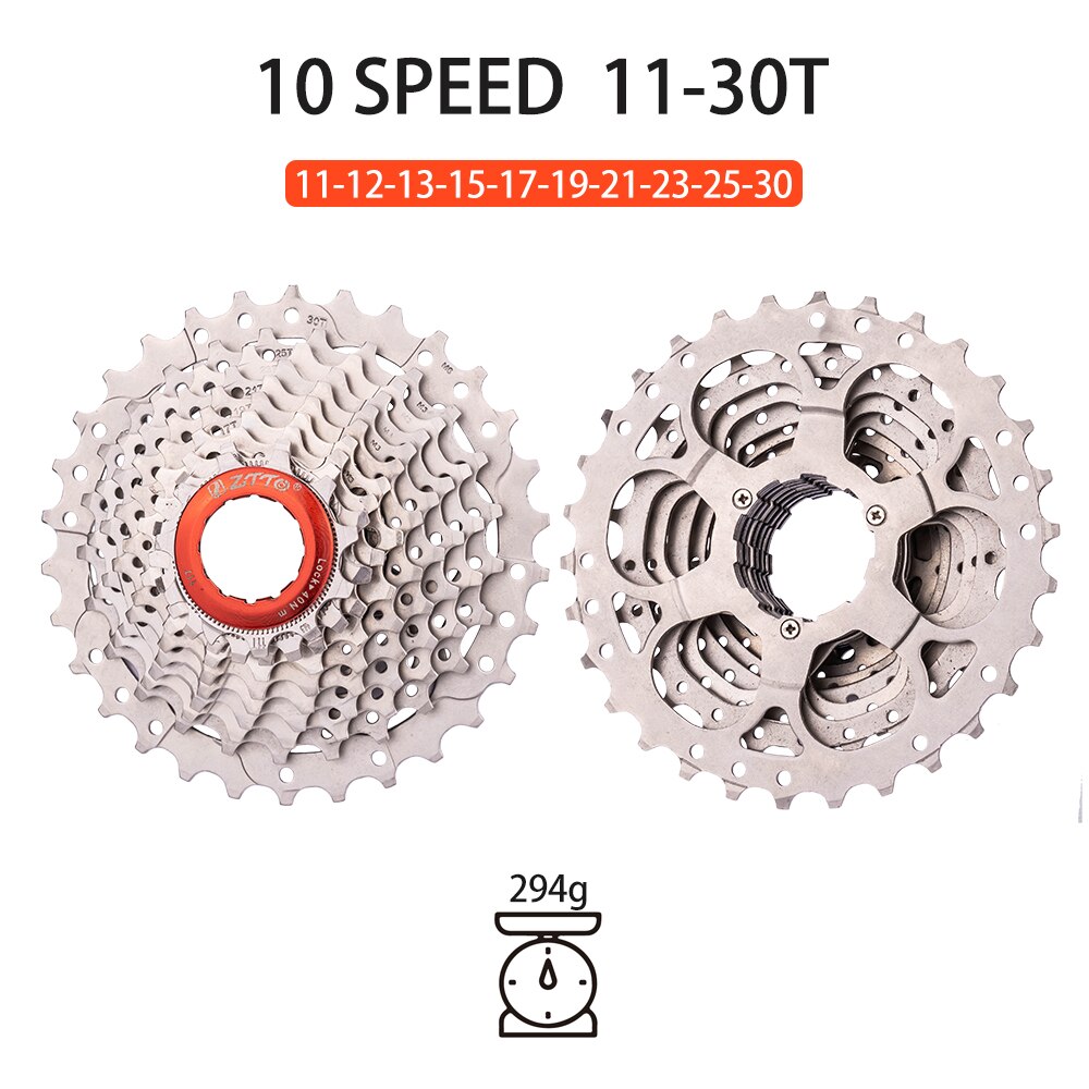 Ztto Mtb Racefiets 10 Speed Cassette 10 S 25T/28T/30T/34T/36T Mountain Fiets Tandwiel K7 Vouwfiets Fietsen Onderdelen: 10S 11-30T