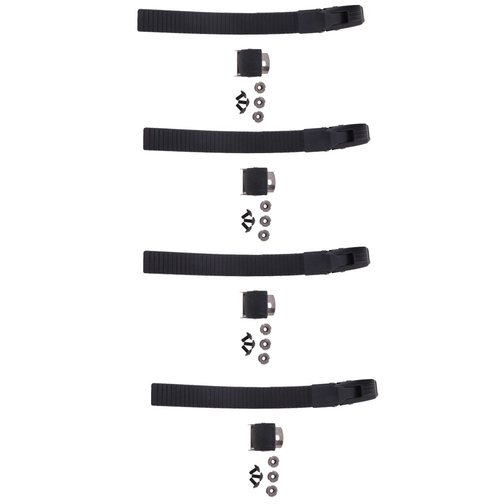 Perfeclan 4 x Inline Skate Strap fibbia con viti di serraggio sostituzione dadi
