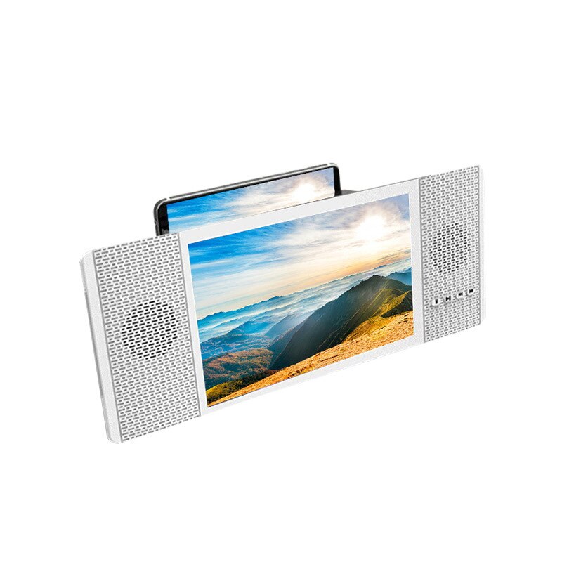 8 "Gsm-scherm Vergrootglas 3D Mobiele Telefoon Screen Vergrootglas Bluetooth Stereo Speaker Hd Video Versterker