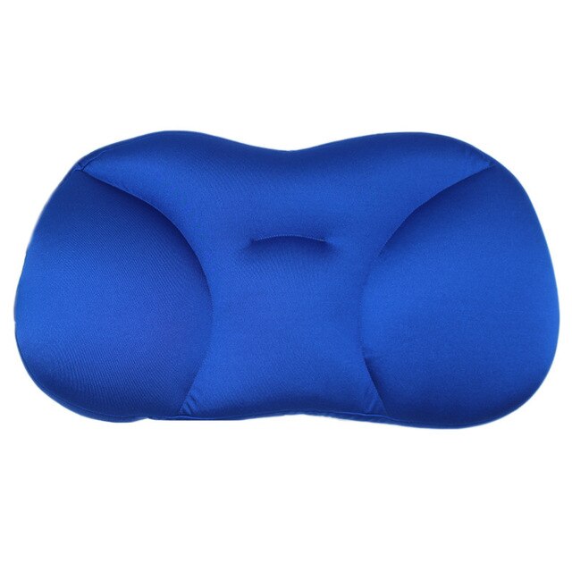 Slaap All-Ronde Ergonomische Kussens 3D Cloud Kussen Met Kussensloop Zachte Nek Ondersteuning Ei Groef Thuis Voor Brancard slaapkamer: Blauw