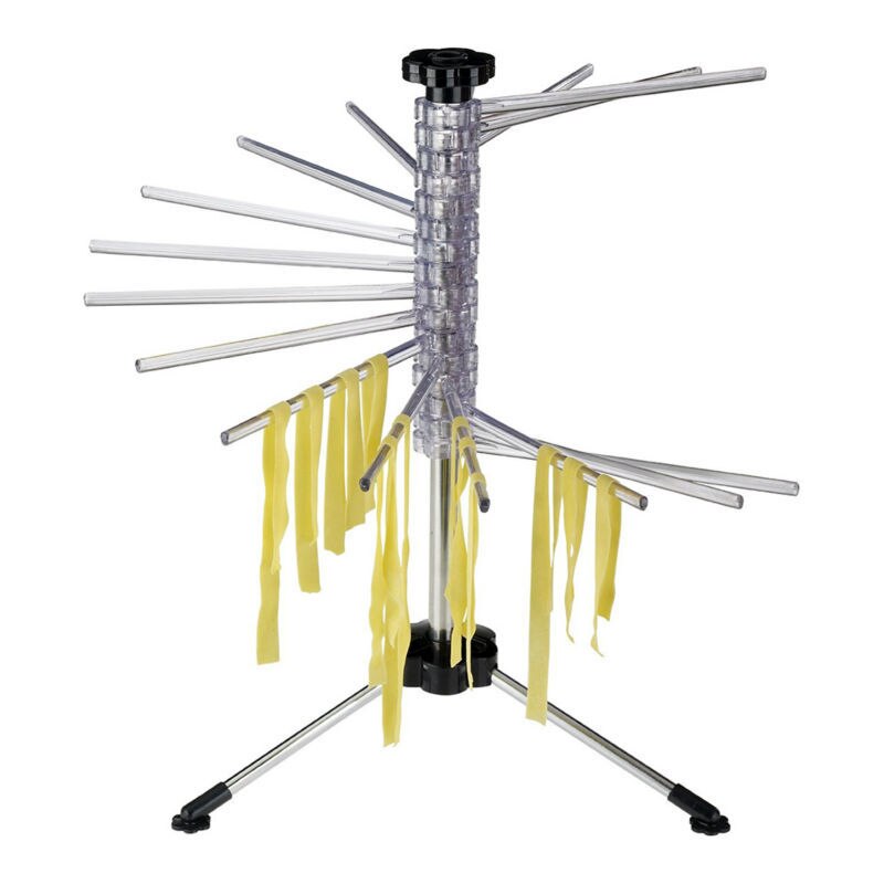 Hjemmelavet nudeltørrestativ sikkert materiale spaghetti pasta holder roterbar pasta tørretumbler kogeredskaber køkken gadget værktøjer
