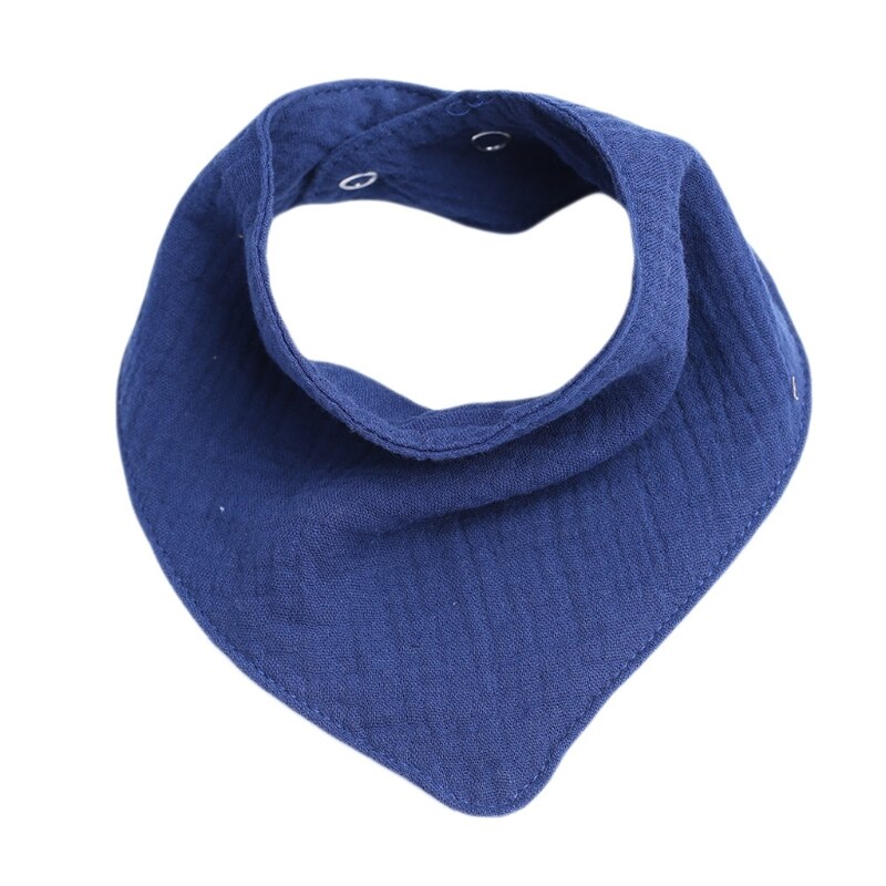 Bavaglini in cotone per neonati ragazzi ragazze sciarpa a triangolo tinta unita alimentazione Saliva asciugamano Bandana Burp Cloth regali per la doccia appena nati: 8