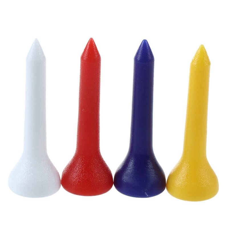 100pcs 35mm color mixed plastic Golf Tees