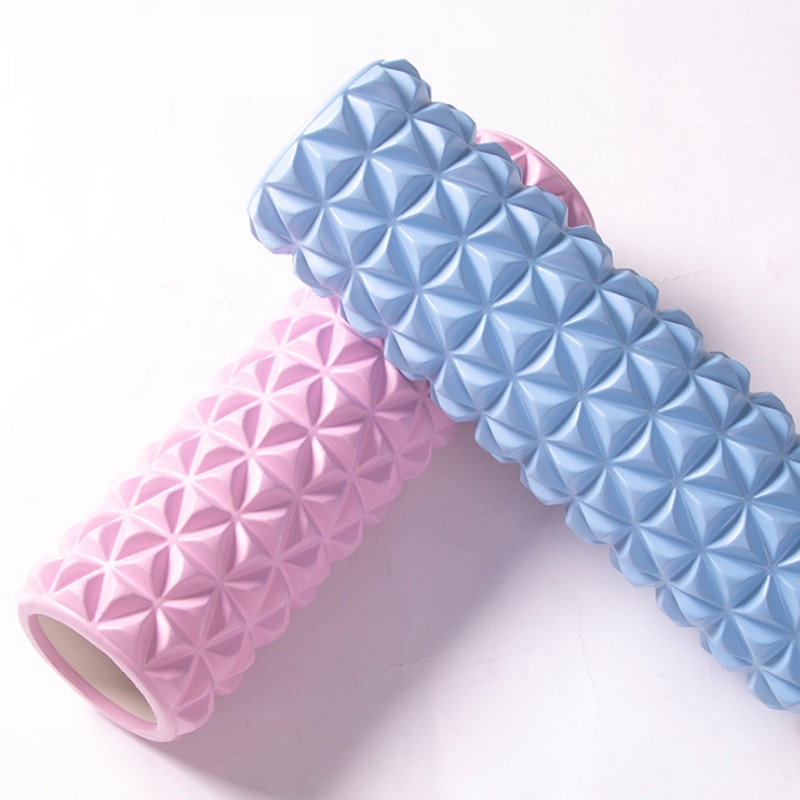 Drill Stone Yoga Massage Foam Roller Muscle Relax Lean Leg Foam Column Fitness Spike Yoga Stick Beginner Shaft Roller