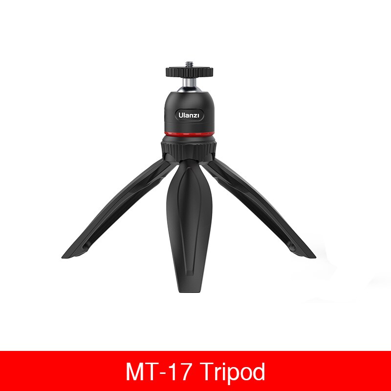 Ulanzi-Mini trípode MT-17 con rotación de 360 grados, trípode ajustable para Smartphone, Vlog, GoPro 9, con tornillo 1/4, monopié: MT-17 Tripod