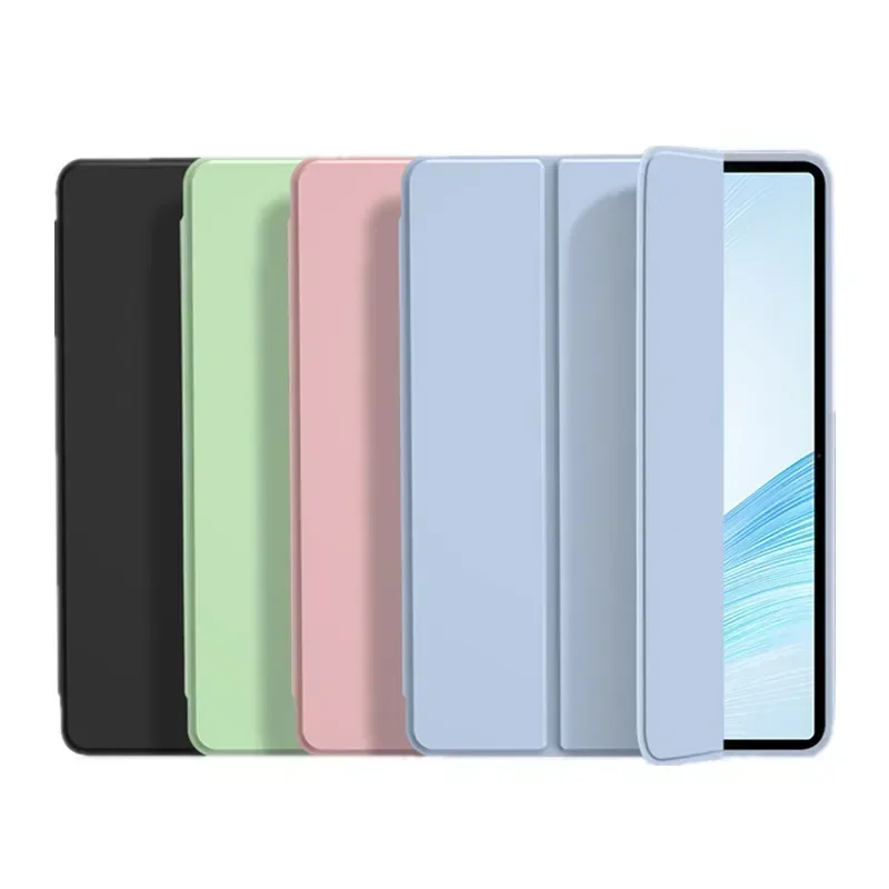 For Lenovo Idea Tab 11" Case Tb336fu Tb336zu Trifold PU Leaher Soft Back Stand Tablet Funda for Xiaoxin Pad 11 Case Tb335fc