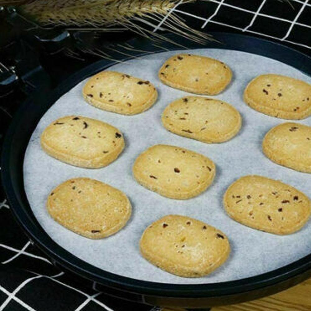 100 sheets 10Cm 11Cm Round Baking Paper Circle Parchment Liner Bbq Patty Hamburger Oven Non-Stick Baking Paper Paper Cake T P1I8