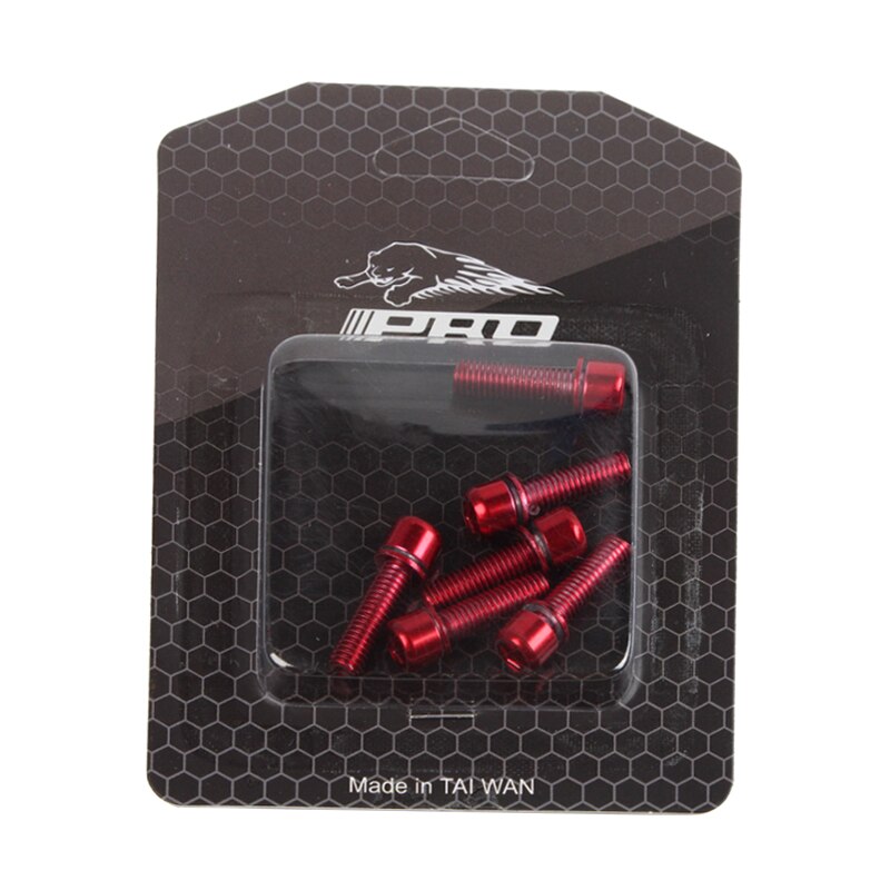 IIIPRO 6 stücke Fahrrad Vorbau Schrauben M5x18mm Edelstahl Mountainbike Vorbau Schrauben Bunte: verrotten