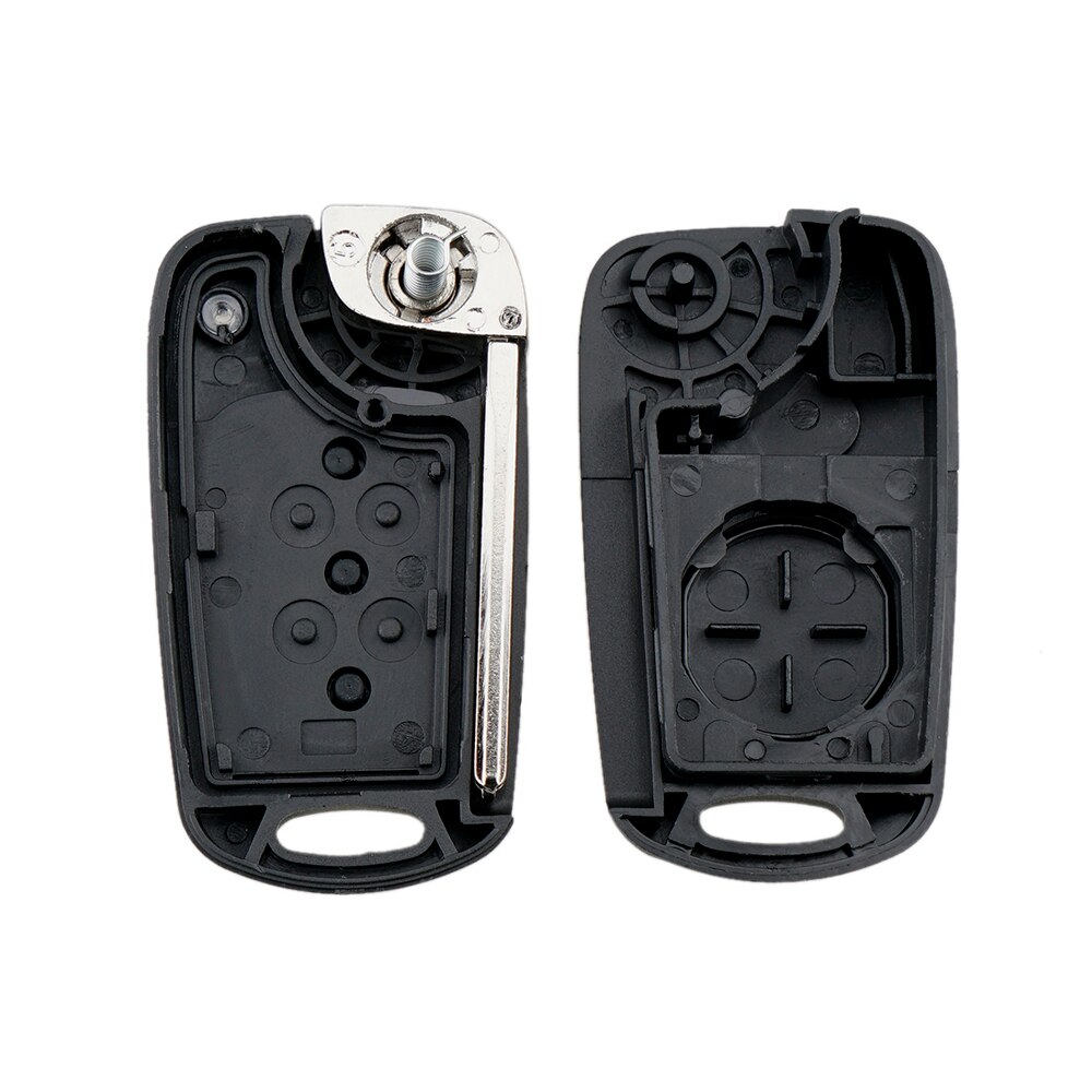 Flip Car Key Case 3 Button For Kia Ceed Picanto Sportage Smart Remote Fob Shell Cover Replacement With Uncut Blade