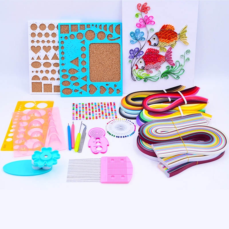 Épingles à fente accessoires artisanat papier fait à la main Yan papier outils fendu trousse à outils Portable pince à épiler papier pour bricolage Quilling 1 pièces