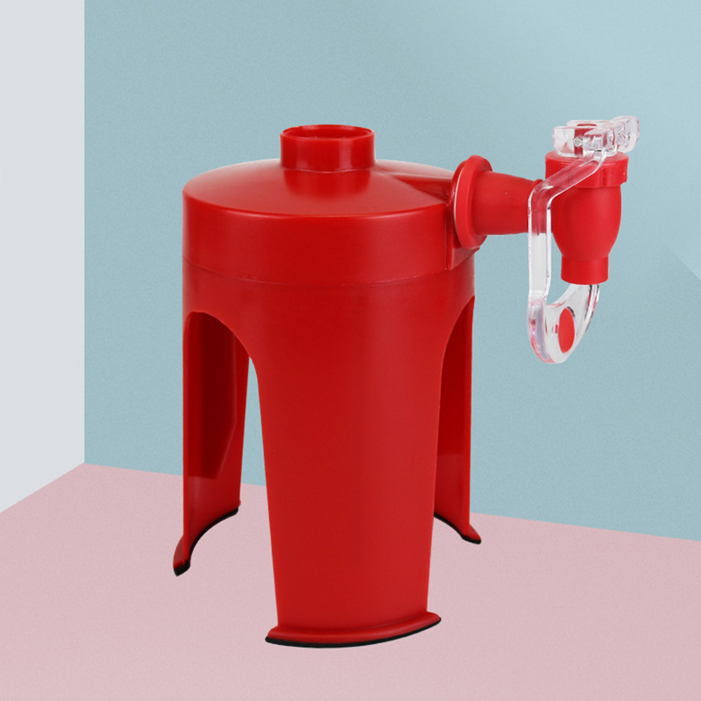 Soda Beverage Dispenser Bottle Coke Upside Down Drinking Water Dispense Machine Switch for Gadget Party Home Bar Drinks Holder